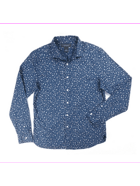 Gear Mens Victory Blue Slim Fit Half Sleeves Dotted Shirts by 
